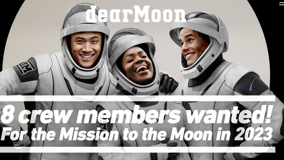 Kabar Gembira! Milyader Ini Cari 8 Orang Teman Perjalanan Buat Diajak ke Bulan, Tertarik Ikut?