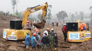 Kementerian PU Kerahkan 14 Ekskavator Percepat Evakuasi Korban Terdampak Longsor Cisarua
