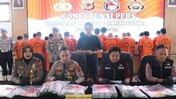 21 Narcotics Dealers In Bogor Arrested In 2 Weeks, Mode Of Tempel System And COD