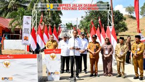 Jokowi Resmikan 5 Ruas Jalan Inpres di Gorontalo Senilai Rp161 Miliar