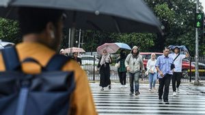 Cuaca Hari Ini, Sebagian Besar Wilayah Jakarta Diguyur Hujan