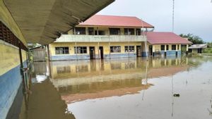 洪水の影響、Disdik Tanah Bumbuはオンライン経由で学習生に余裕を与えます