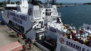 Bakamla Antar Logistik 92,2 Ton untuk Korban Bencana di Aceh