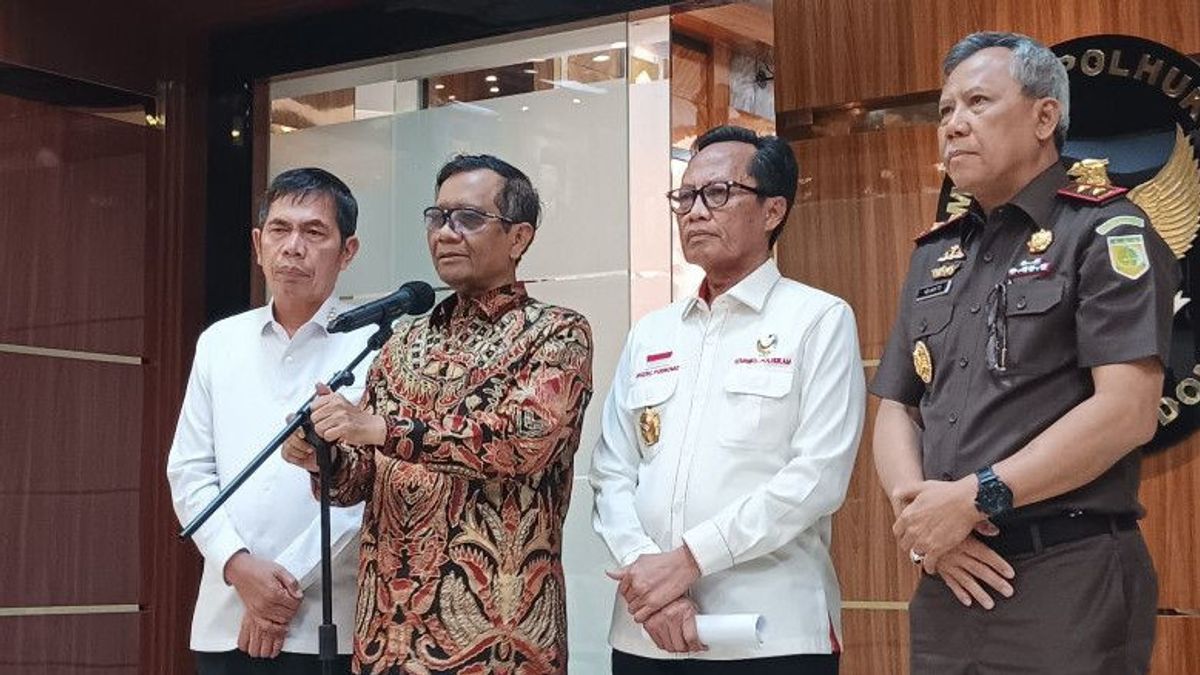 Coordinating Minister For Political, Legal And Security Affairs For Land Mafia Cases Dispute Of PTPN II Deli Serdang Land, North Sumatra