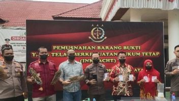 Barbuk 25 Kasus Kejahatan Dimusnahkan Kejari Dharmasraya Sumbar, Termasuk Perkara Togel