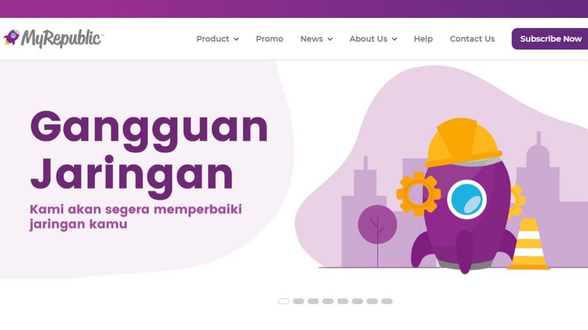 MyRepublic Internet Network Tumbang
