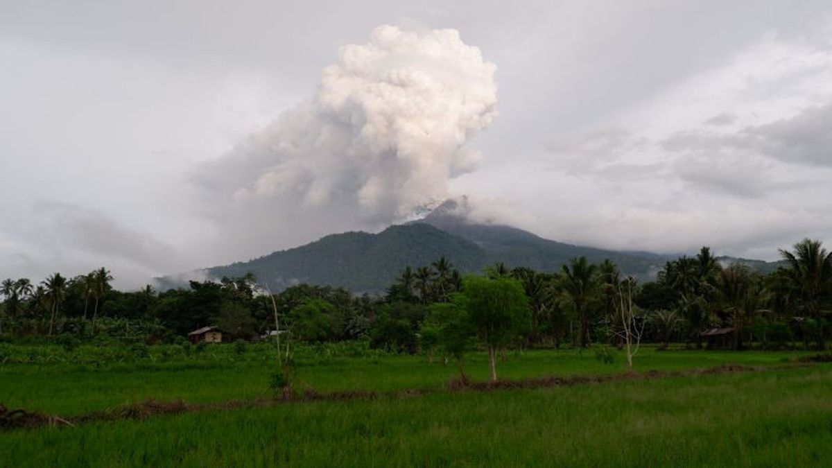 PVMBG Urges Residents To Stay Away From The Incandescent Lava Flow Of Mount Lewotobi Eruption