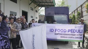 Holding BUMN Pangan ID Food Group Gotong Royong Bantu Korban Gempa Cianjur