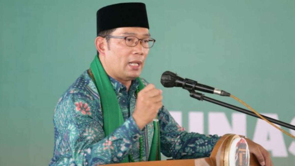 Ridwan Kamil: En Octobre 2021, Il Y A Eu 500 Catastrophes Dans L’ouest De Java