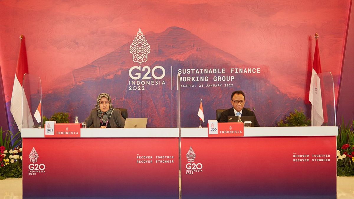 扩大金融市场发展，RI鼓励G20国家承诺兑现巴黎协定