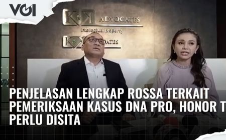 VIDEO: Penjelasan Lengkap Rossa Terkait Pemeriksaan Kasus DNA Pro, Honor Tak Perlu Disita