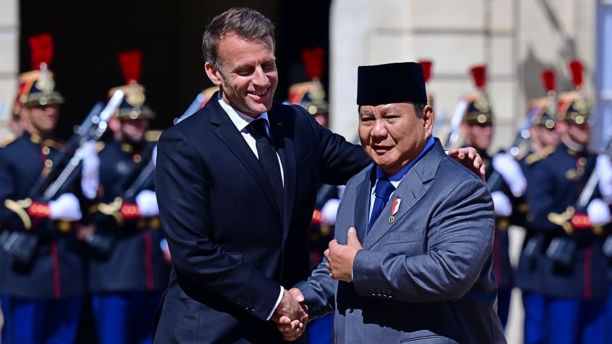 Jabat Tangan Erat di Paris: Sisi Humanis Pertemuan Prabowo Subianto dan Emmanuel Macron