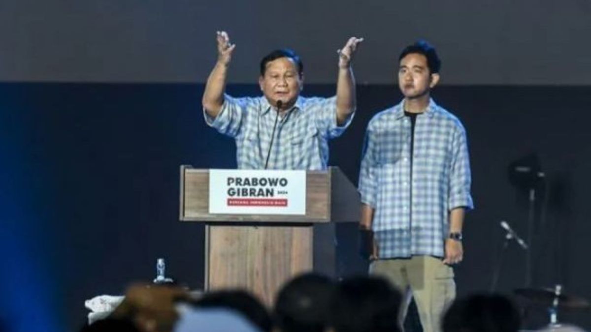 KPU快速账户结果:Prabowo-Gibran Unggul对,57.46%的选票