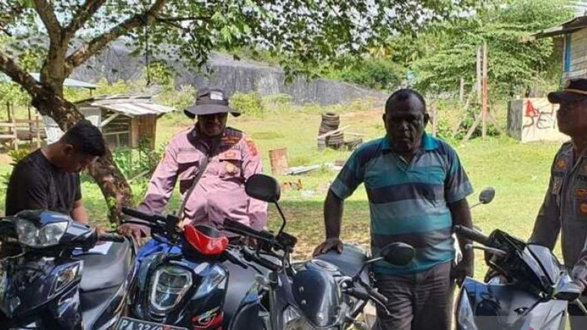 Polisi Sita 5 Motor Diduga Hasil Jarahan Saat Kericuhan Kampung Mamei Jayapura