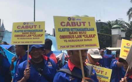 Buruh Tolak Pengurangan Pesangon PHK dalam RUU Cipta Kerja