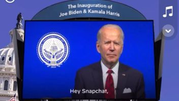 Les Citoyens Américains Accueillent Un Nouveau Président Avec Snapchat Filter