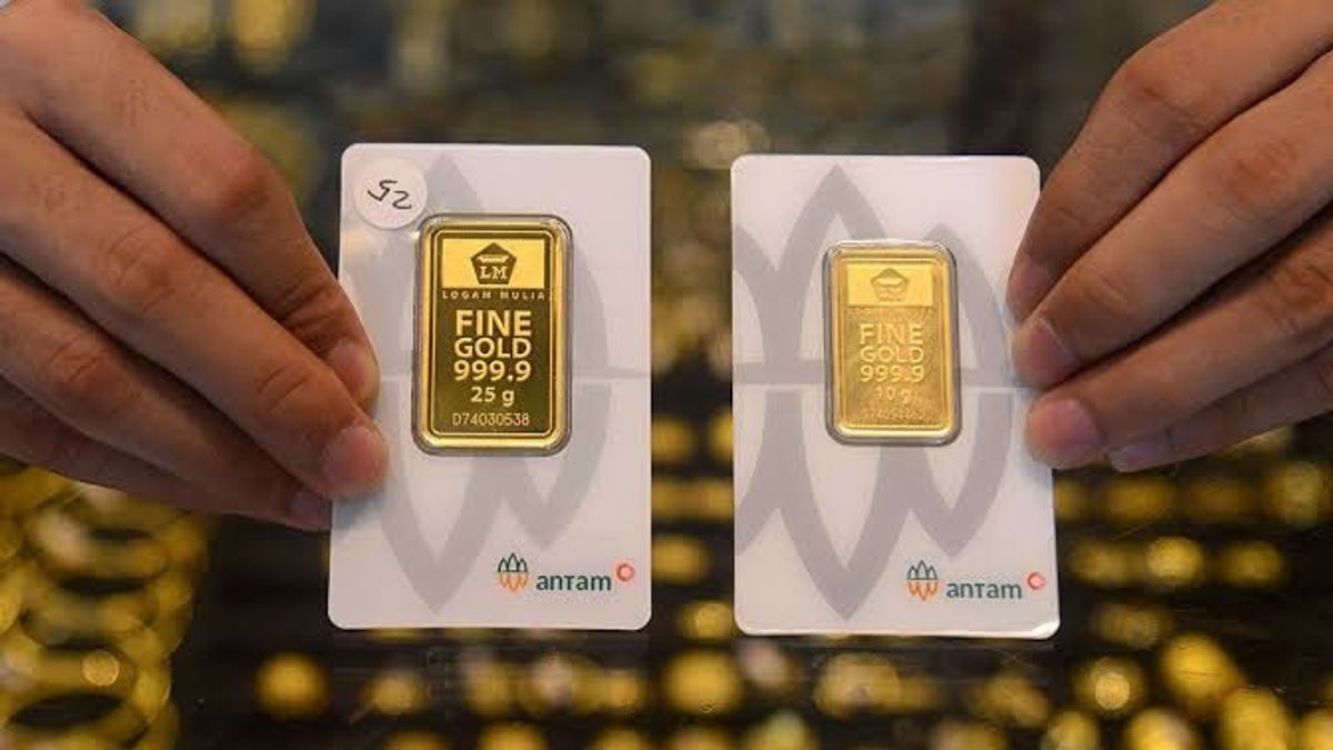 Harga Emas Antam Meroket ke Rp1.891.000 per Gram Jelang Akhir Pekan