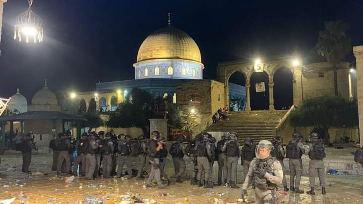  Jumat Terakhir Ramadan, Bentrokan Kembali Pecah di Al Aqsa: Polisi Israel Umbar Peluru Karet, 12 Warga Palestina Terluka