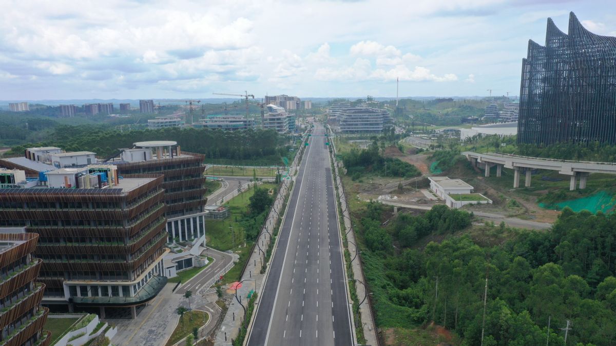 Jalan Sumbu Kebangsaan Sisi Timur IKN Sudah Rampung, Istana Negara–Jalan Nasional Tersambung
