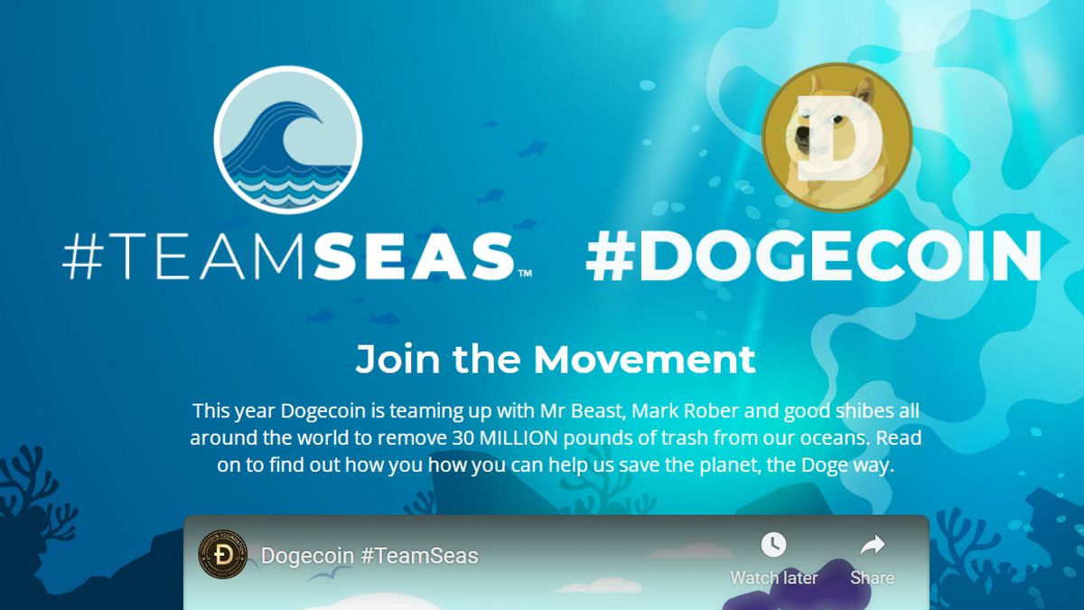 Dogecoin Community Supports Action To Clean Garbage In The Ocean, Want To Join? It's Easy!