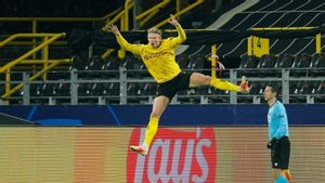 Hasil Liga Champions: <i>Brace</i> Halland Mantapkan Langkah Dortmund ke Perempat Final 