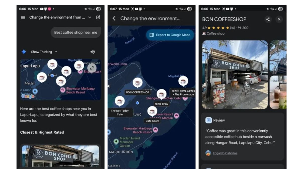 Google Maps di Gemini Kini Lebih Cerdas, Cari Tempat Nongkrong Bisa Sekejap