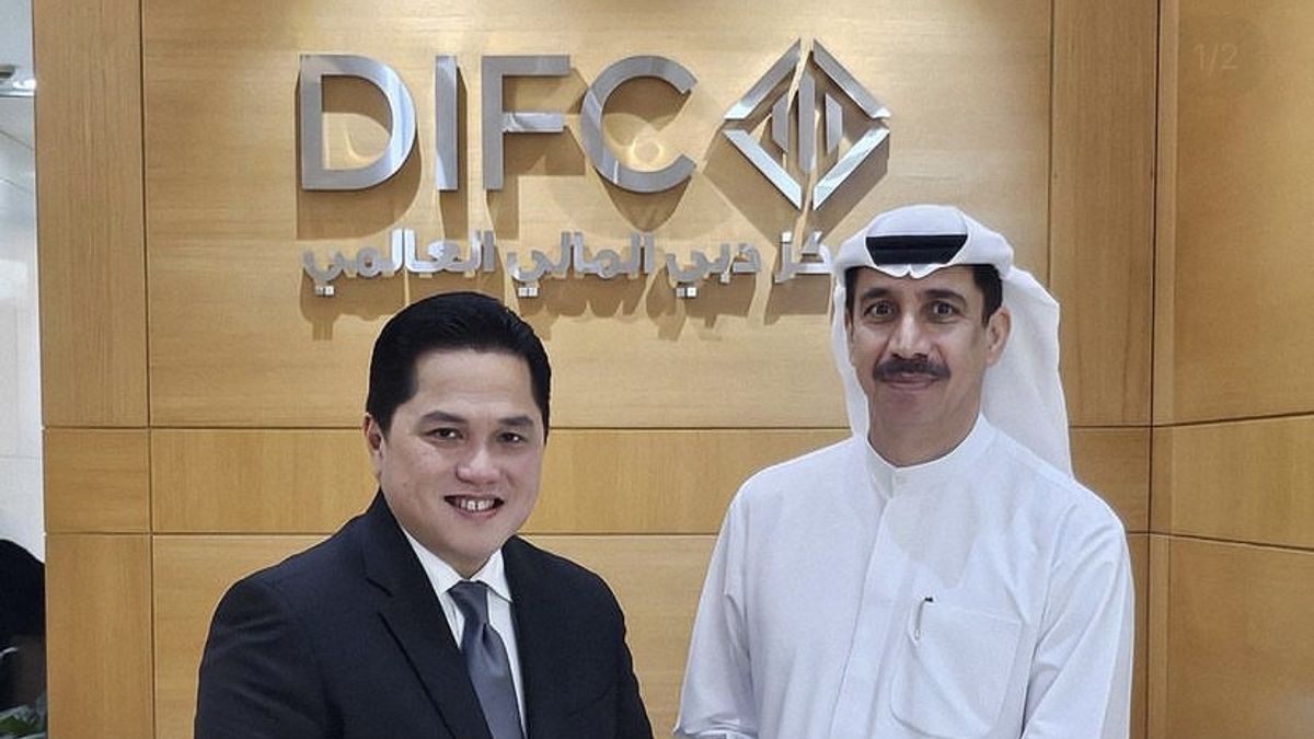 Erick Thohir s’est envolé pour Dubaï pour apprendre le nouveau centre financier d’IKN