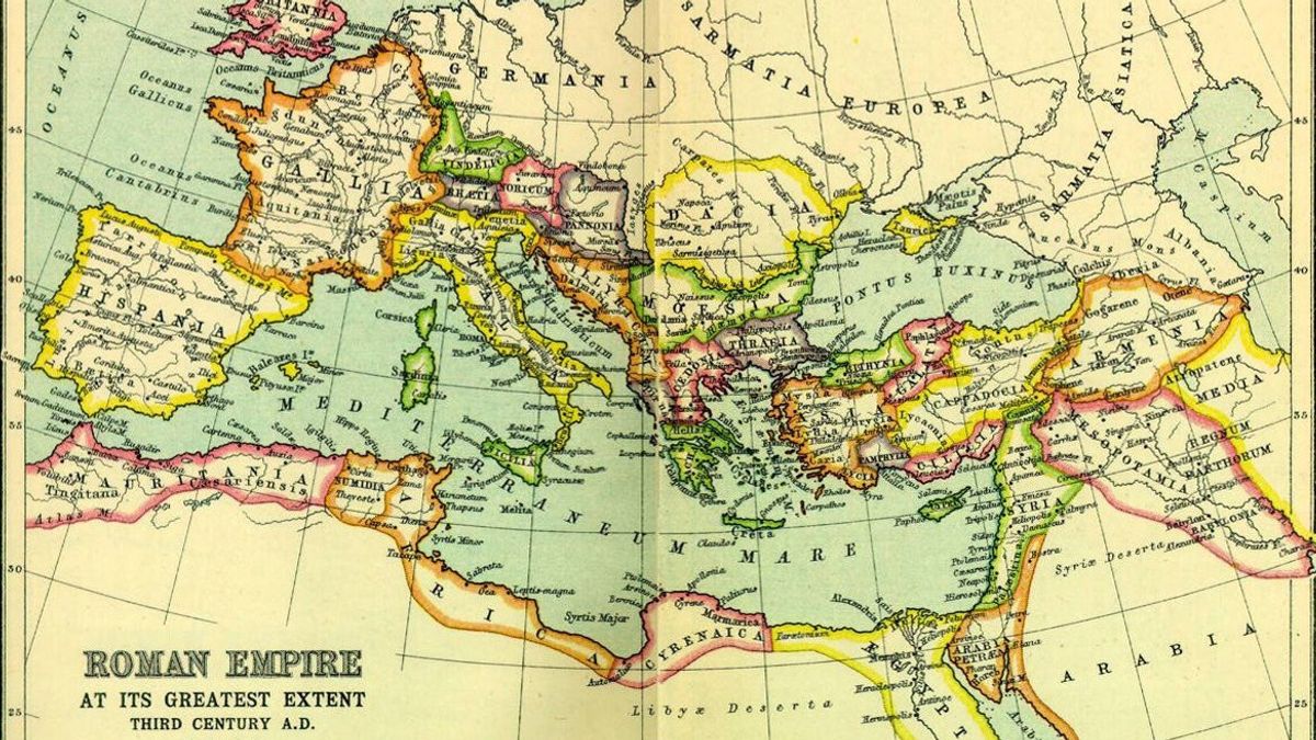 Atlas Baru Mapping Roman Hidden Roads From Spain To Syria