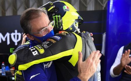 GP Portugal Jadi Perpisahan Emosional Rossi dengan Tim Pabrikan Yamaha