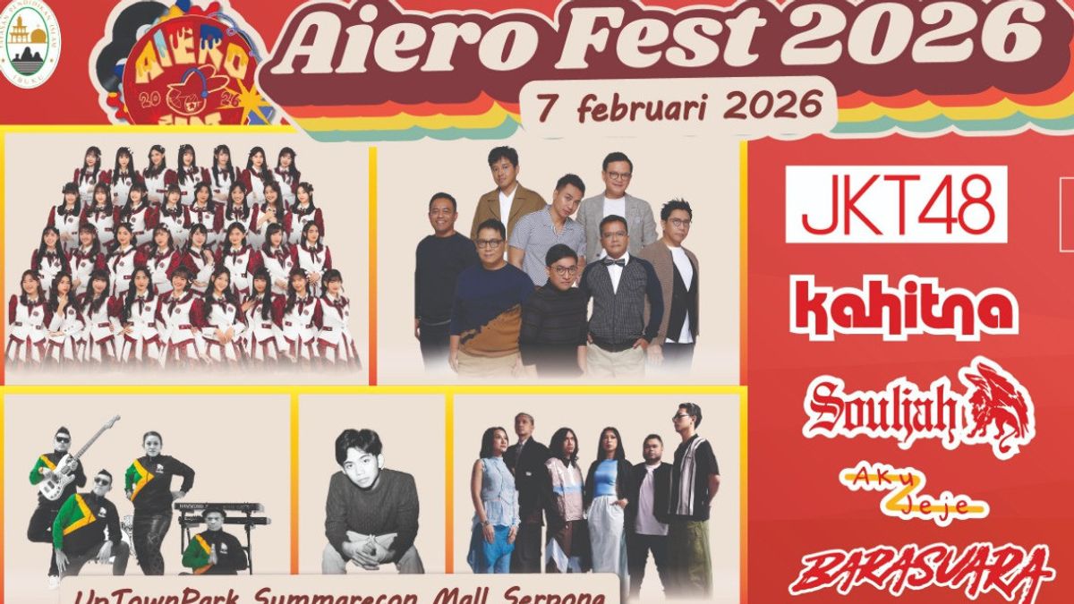 Dari JKT48 hingga Kahitna, AIERO FEST 2026 Gelar Konser Lintas Generasi di Serpong