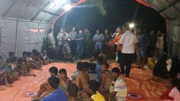 Rohingya Refugees Escape From North Sumatra Langkat Shelter Found, The Reason For Going Because They Were Hungry