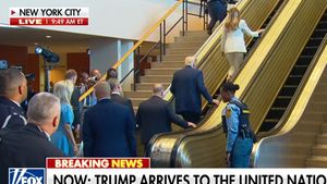    Siapa yang ‘Sabotase’ Eskalator Trump di Markas PBB?