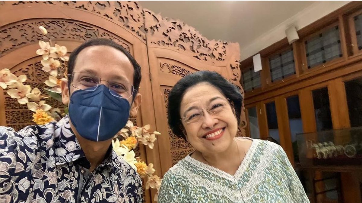 Crowded With Jokowi's Cabinet Reshuffle Issue, Nadiem Makarim Meets Megawati Soekarnoputri, Discuss What?