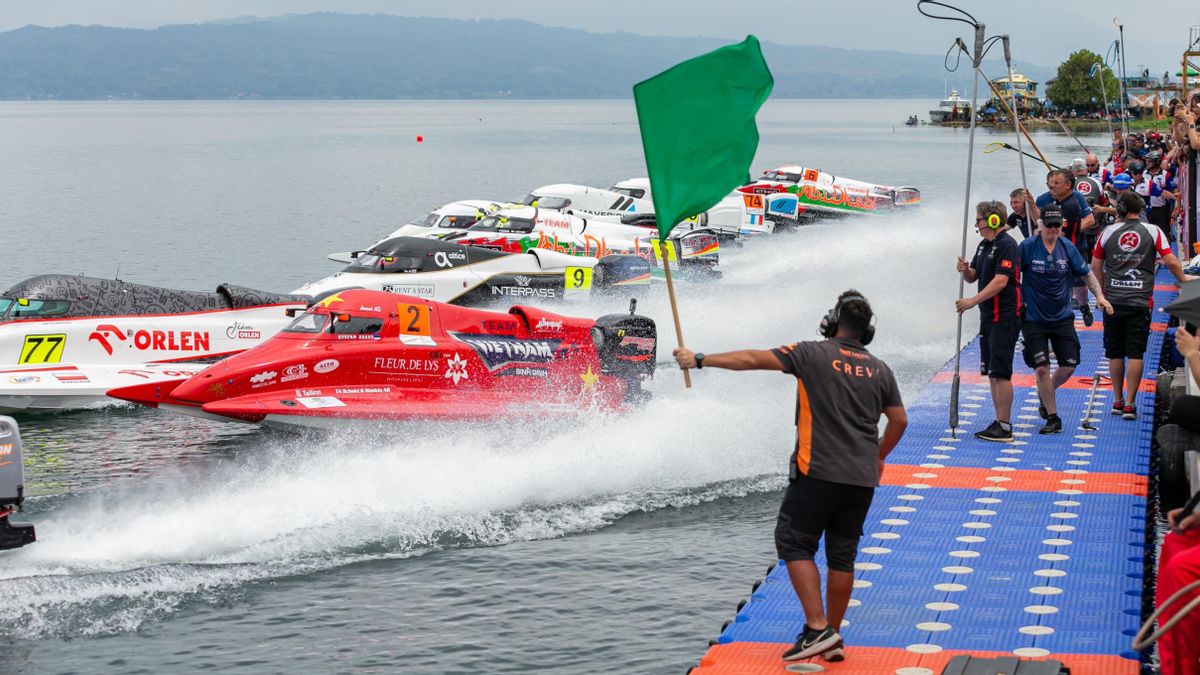 L’enthousiasme du public augmente, les visiteurs de F1Powerboat dans le lac Toba ont bondi de 40%