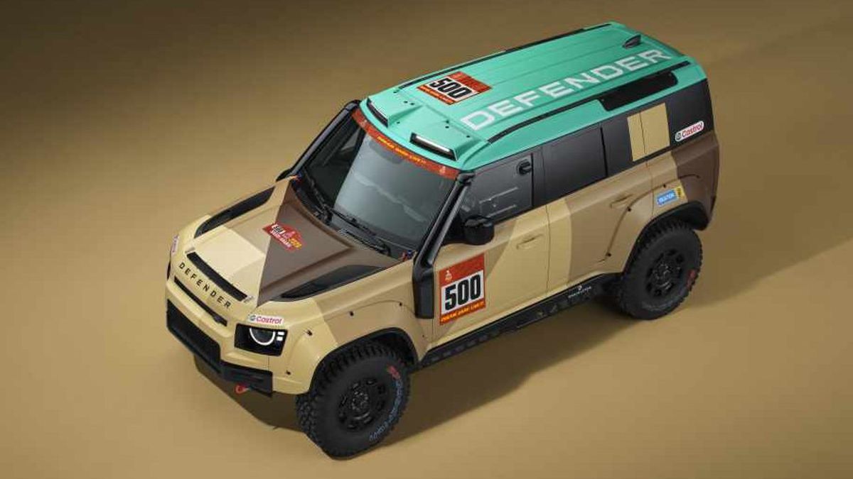 これはディフェンダーダカールD7X-R、最もホットな砂漠のローバーを征服するための新しいランドローバー武器です