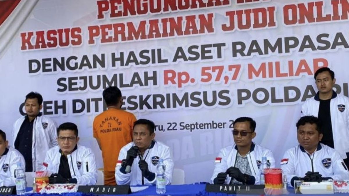 Riau Police Delegates Cases Of Online Gambling Affiliators With Billions Of Rupiah Turnover To The Prosecutor's Office