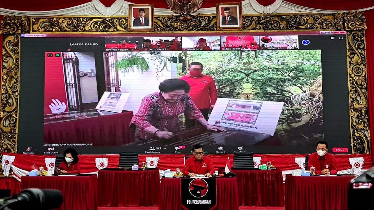Resmikan Belasan Kantor DPD-DPC, Megawati: PDIP Bukan Hanya Membangun Orang Tapi juga Kantor Partai