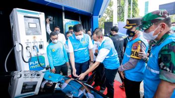 Pushing The Development Of Electric Vehicles, PLN Operates Second SPKLU In East Kalimantan