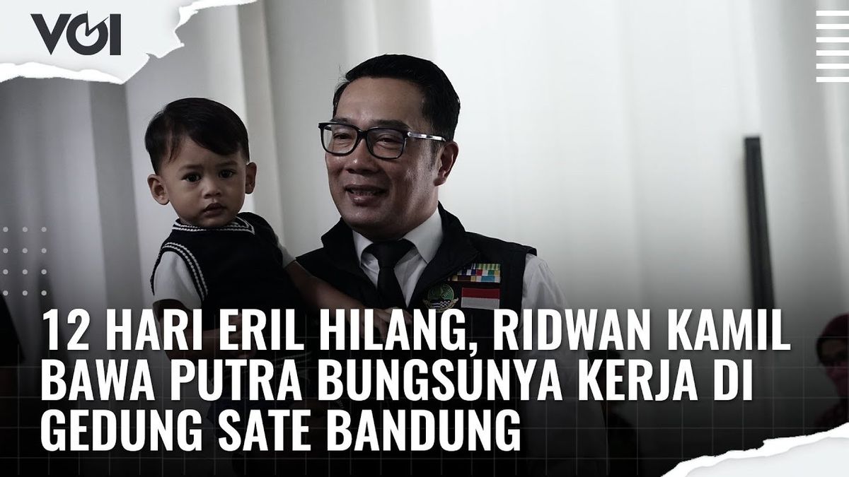 VIDEO: After Struggling To Find Eril In The Aare River, Ridwan Kamil Returns To His Office
