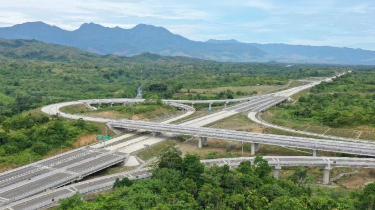 Hutama Karya立即建造了跨苏门答腊收费公路第二阶段,全长30.57公里