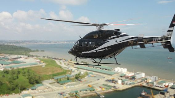 Helicopter Taxi Flying At Soekarno-Hatta Airport, The Fare Is IDR 8 Million-20 Million