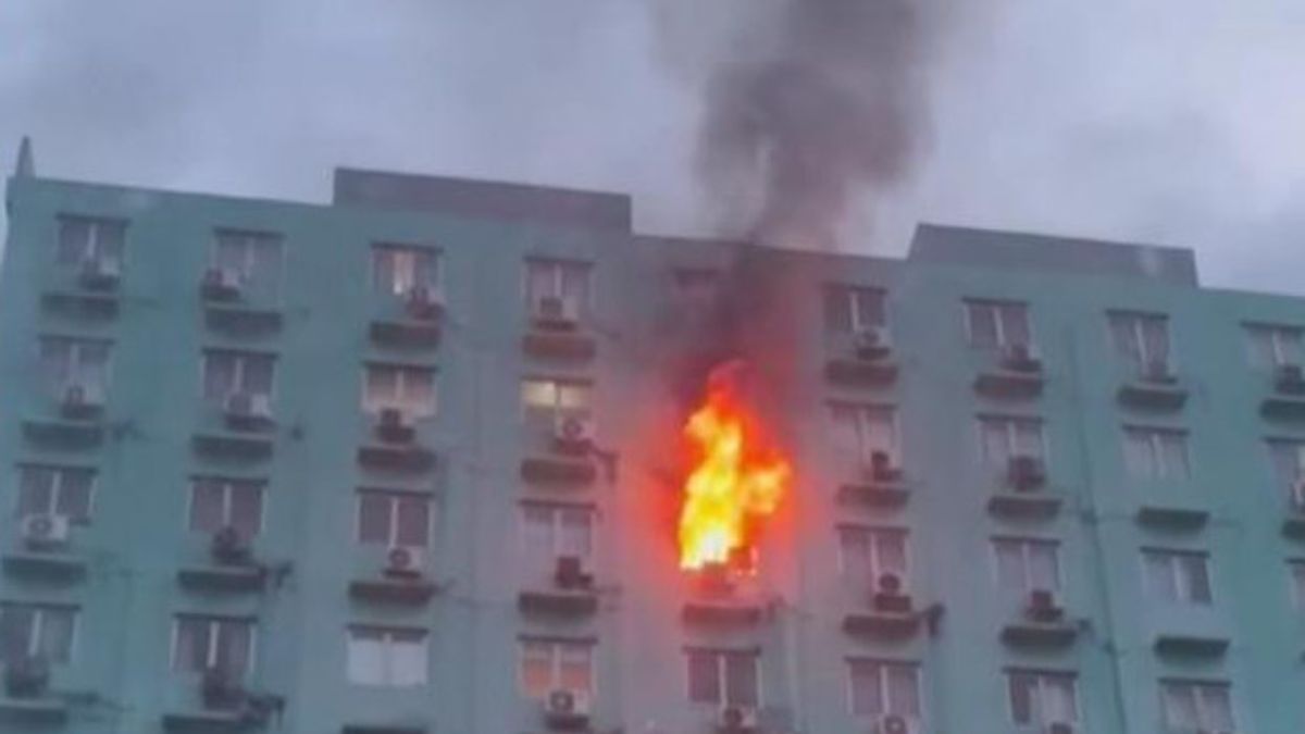 Damkar Sebut Kebakaran di Apartemen City Park Cengkareng Akibat Tabung Gas Bocor