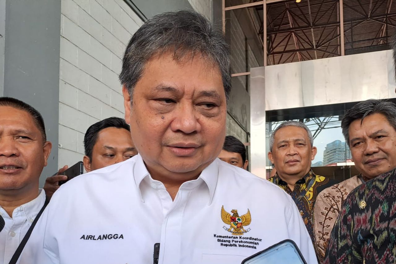 Airlangga氏は、インドネシアのエルニーニョ社会援助はインドとシンガポールよりも低いと述べた。