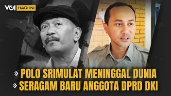 VIDEO VOI Today: Polo Srimulat Dies, New Uniform Of DKI Jakarta DPRD