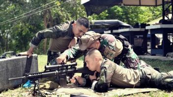 Asah Kemampuan <i>Sniper Tactical</i>, TNI AL-Prajurit RTMC Latihan Militer di Thailand