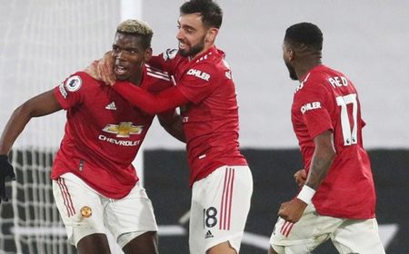 Gol Pogba Mantapkan Manchester United di Puncak Klasemen