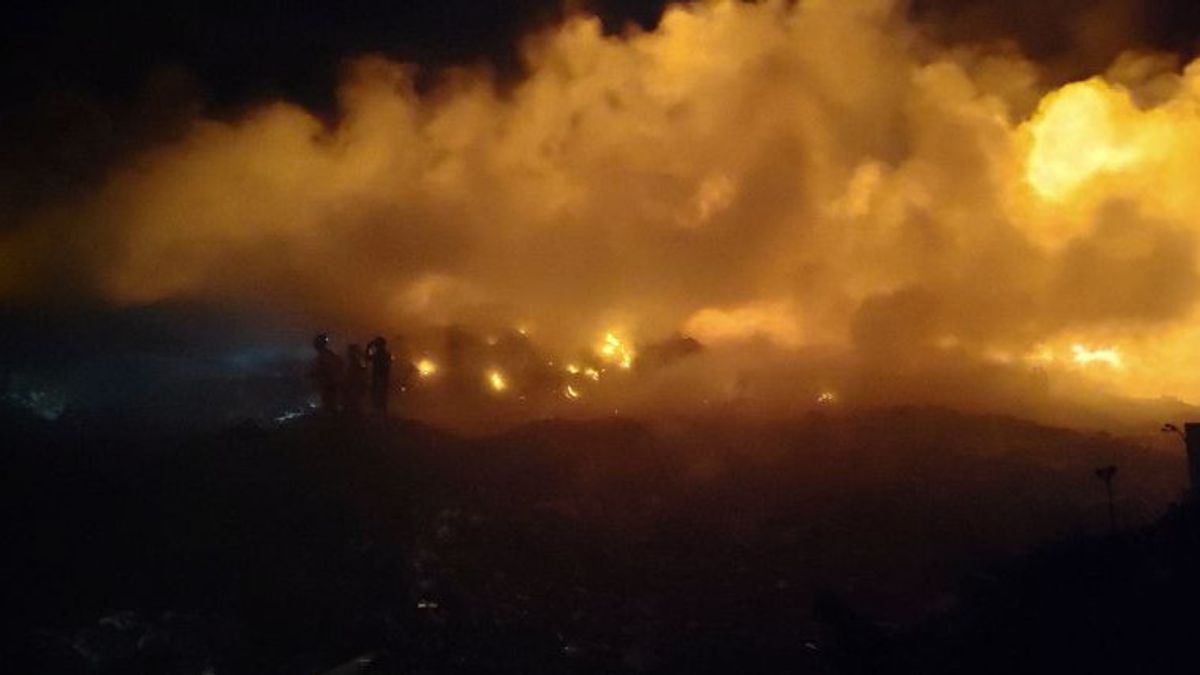 The Lampung Bakung TPA Fire Will Be Set As An Emergency Response