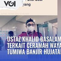 VIDEO: Ustaz Khalid Basalamah Dilaporkan Terkait Ceramah Wayang, Sandy Tumiwa Banjir Hujatan