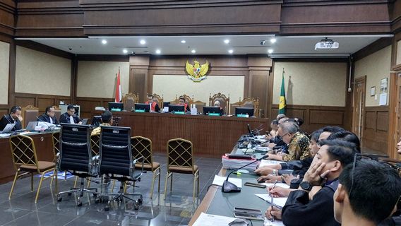 ' C'est l'intérêt du parti, Masa ne le sait pas?', Le juge Tipikor Semprot Sahroni sur la division du Sembako NasDem
