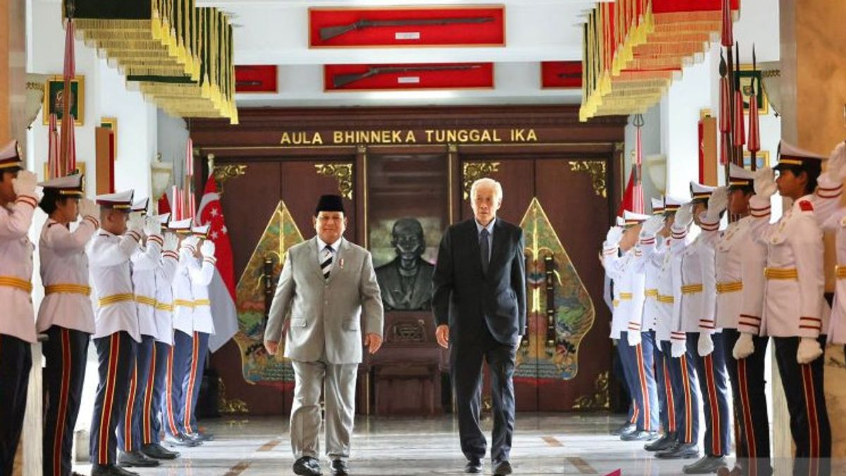 Defense Minister Prabowo Appreciated Singapore's Participation In Indo Defense 2022